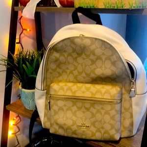 - Coach backpack, lightly used.